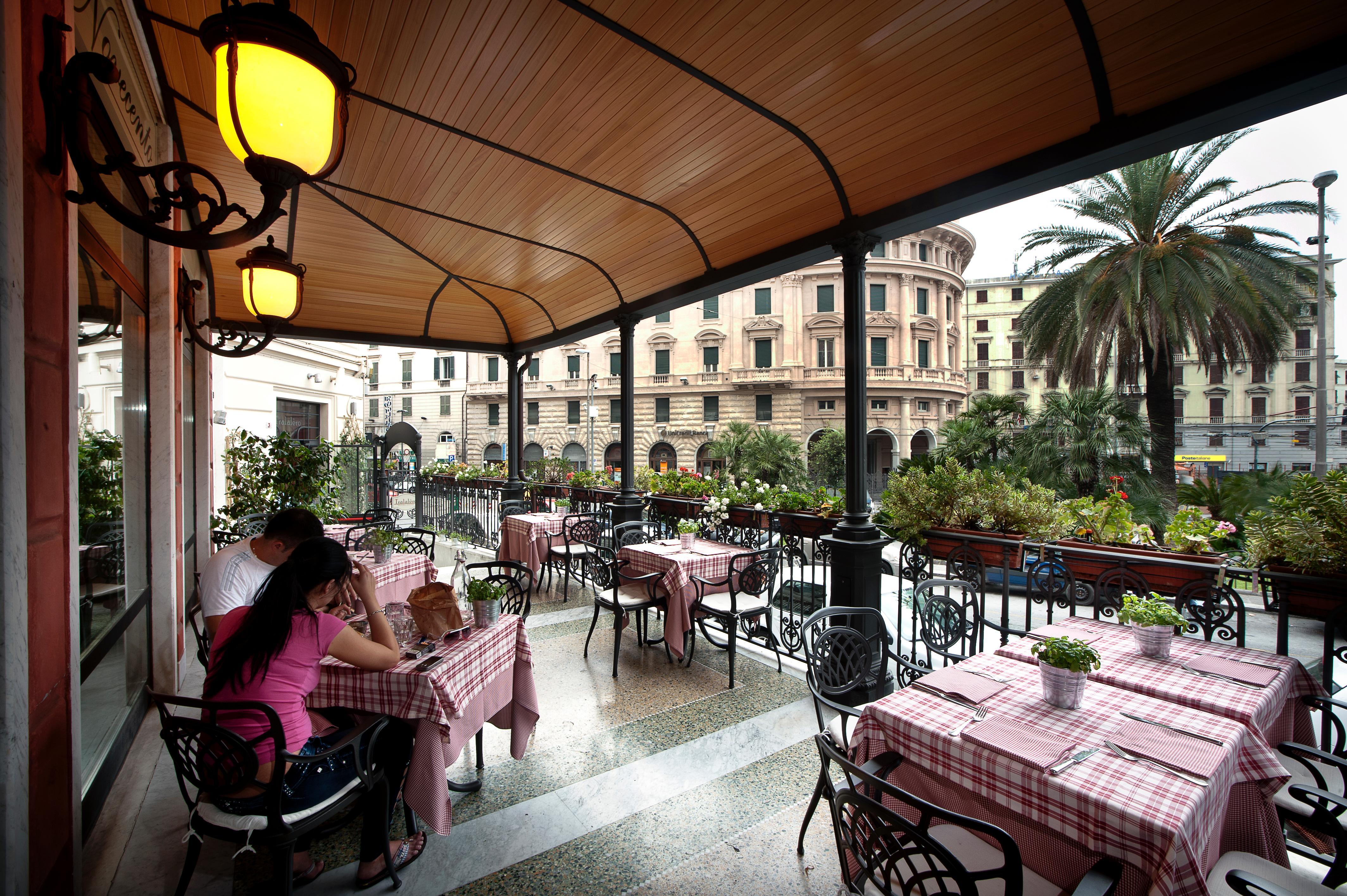 Hotel Continental Genova Ресторан фото